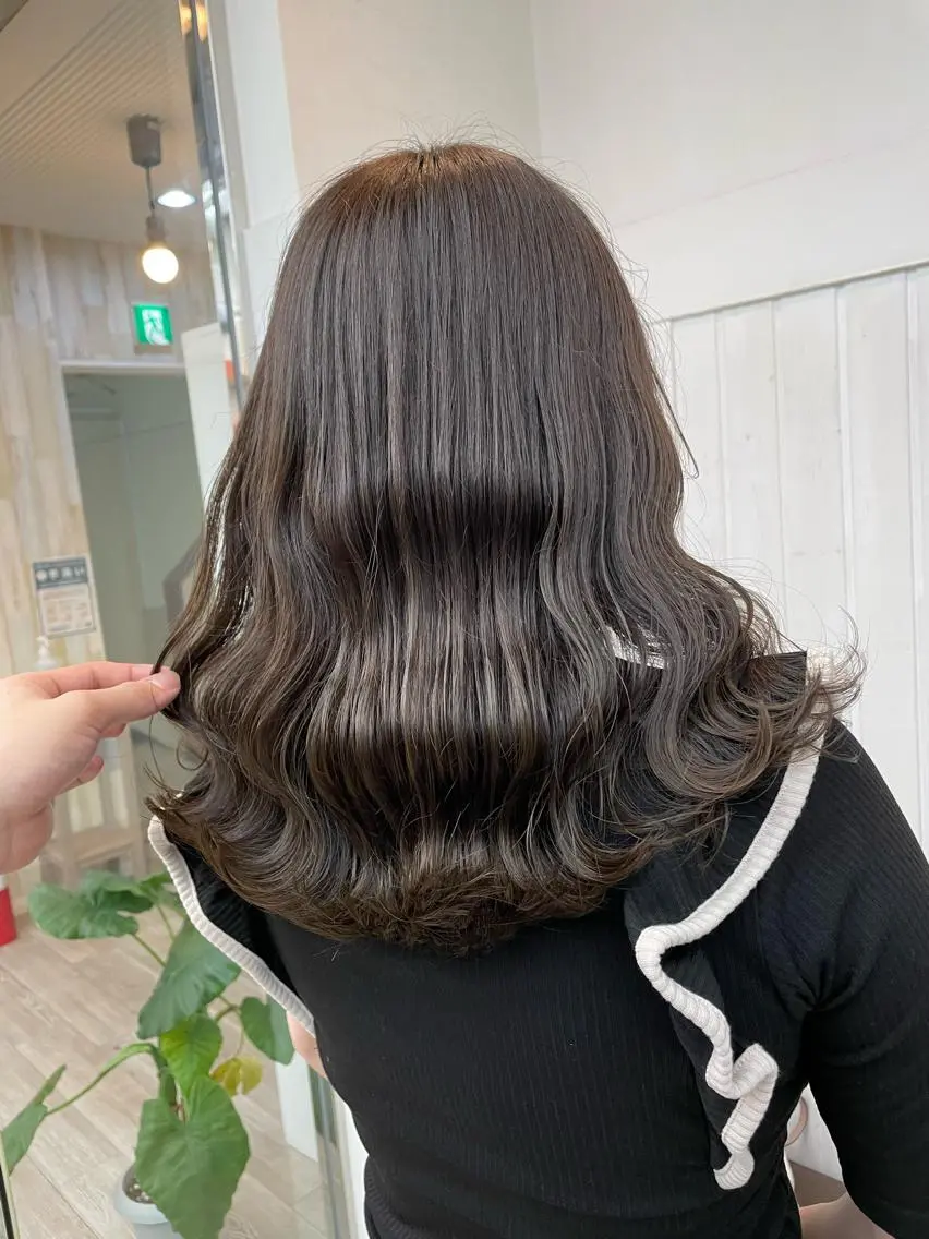 ミディアム カラー HIKARU店長/ ✨️髪質改善のヘアスタイル