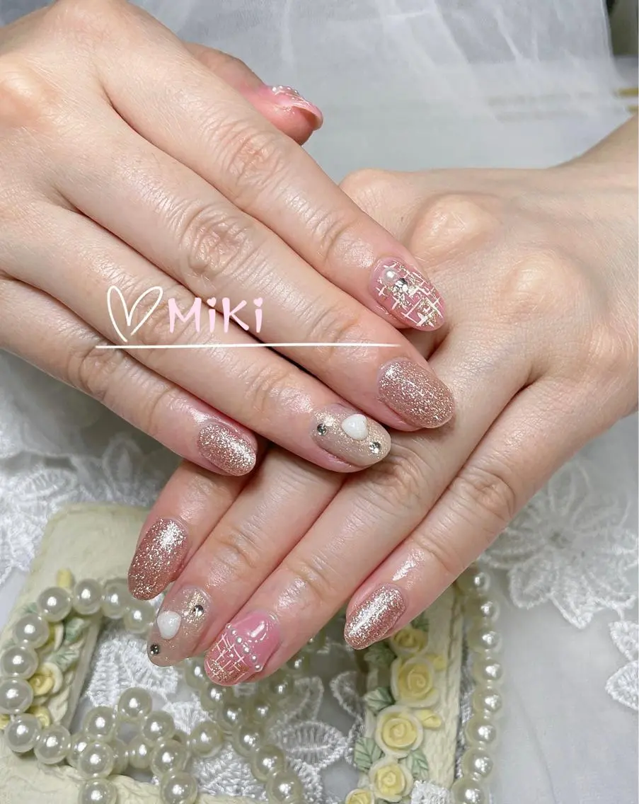 ネイル ハンドネイル ハンドケア 🦋 MiKi 🦋 ネイルサロンのネイルデザイン