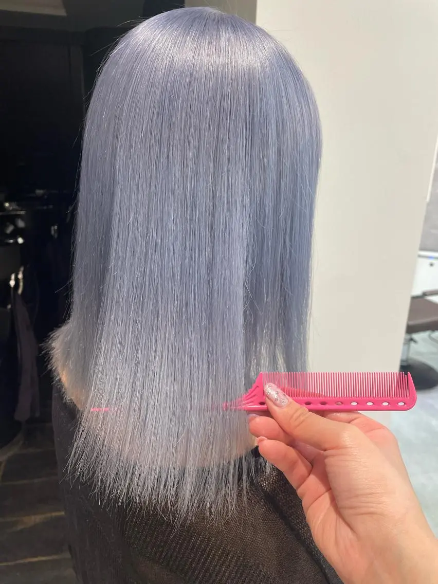 カラー 艶髪ハイトーンカラー kana♡のヘアスタイル