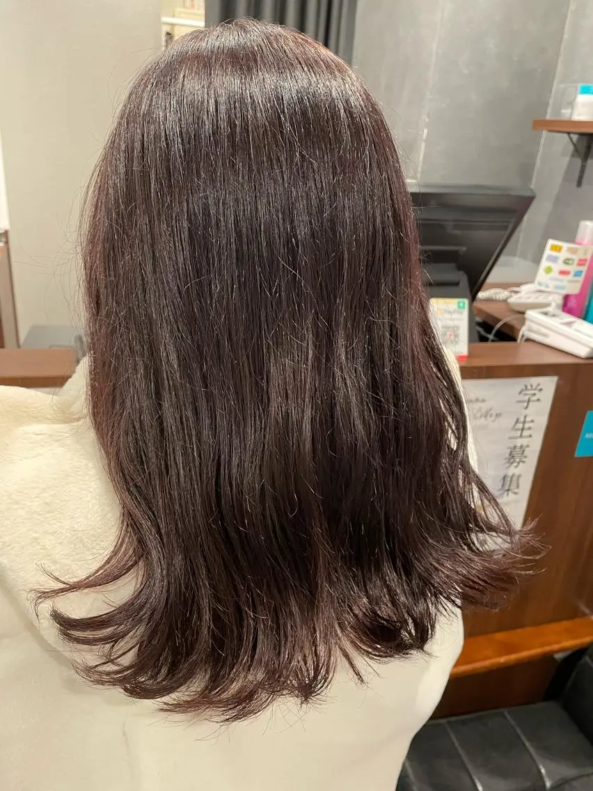 セミロング 小貫 航平のヘアスタイル