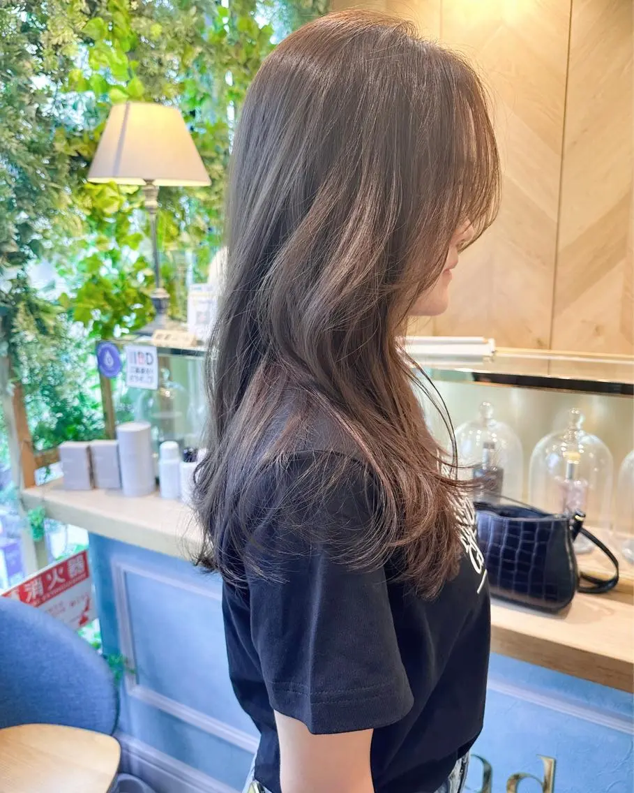 ロング カラー レイヤーカット カット トリートメント 石畑結華 Lond店長のヘアスタイル