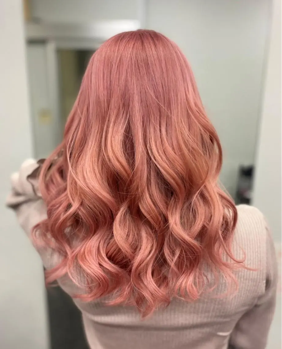セミロング カラー ヘアアレンジ メンズ キッズ ネイル マツエク・マツパ 🧡可愛い色落ち🧡 ハイトーン特化🧡のヘアスタイル