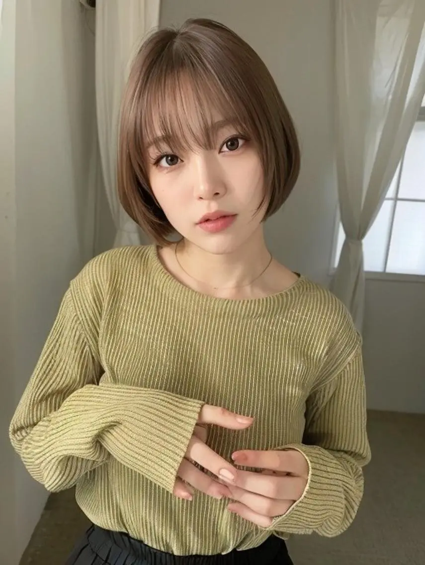 ショート ヘアアレンジ カラー 透明感爆モテカラー Hitoshiのヘアスタイル
