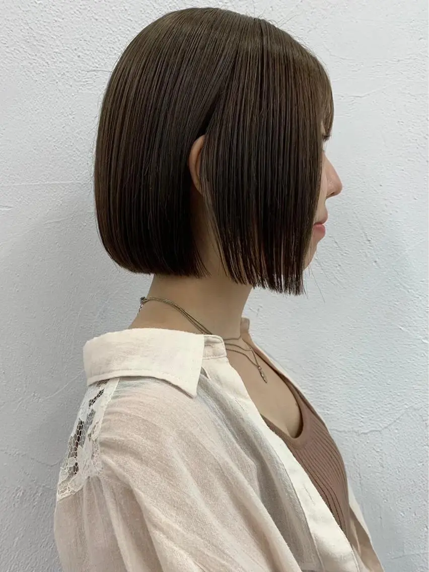ショート カラー ボブ Rico / bob/グレージュのヘアスタイル