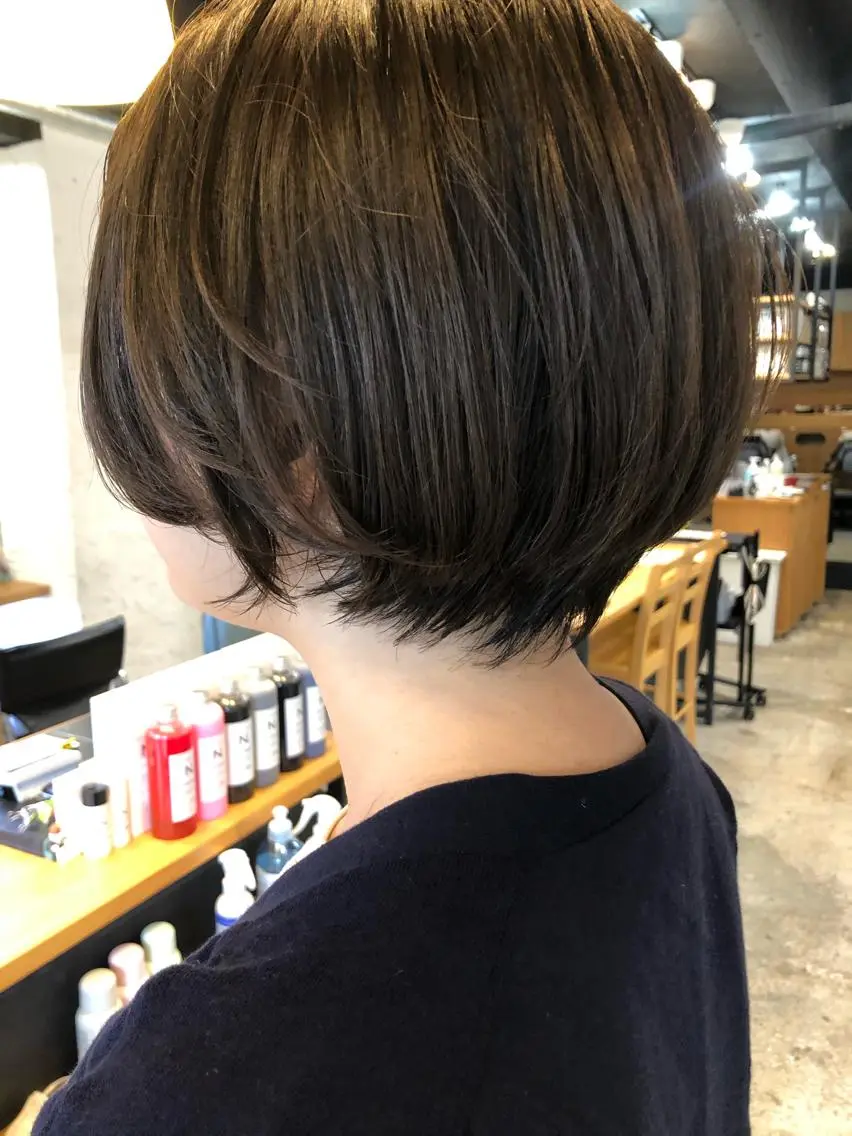 ショート カラー 骨格診断🍃ショート /ショートボブ✨岡元のヘアスタイル