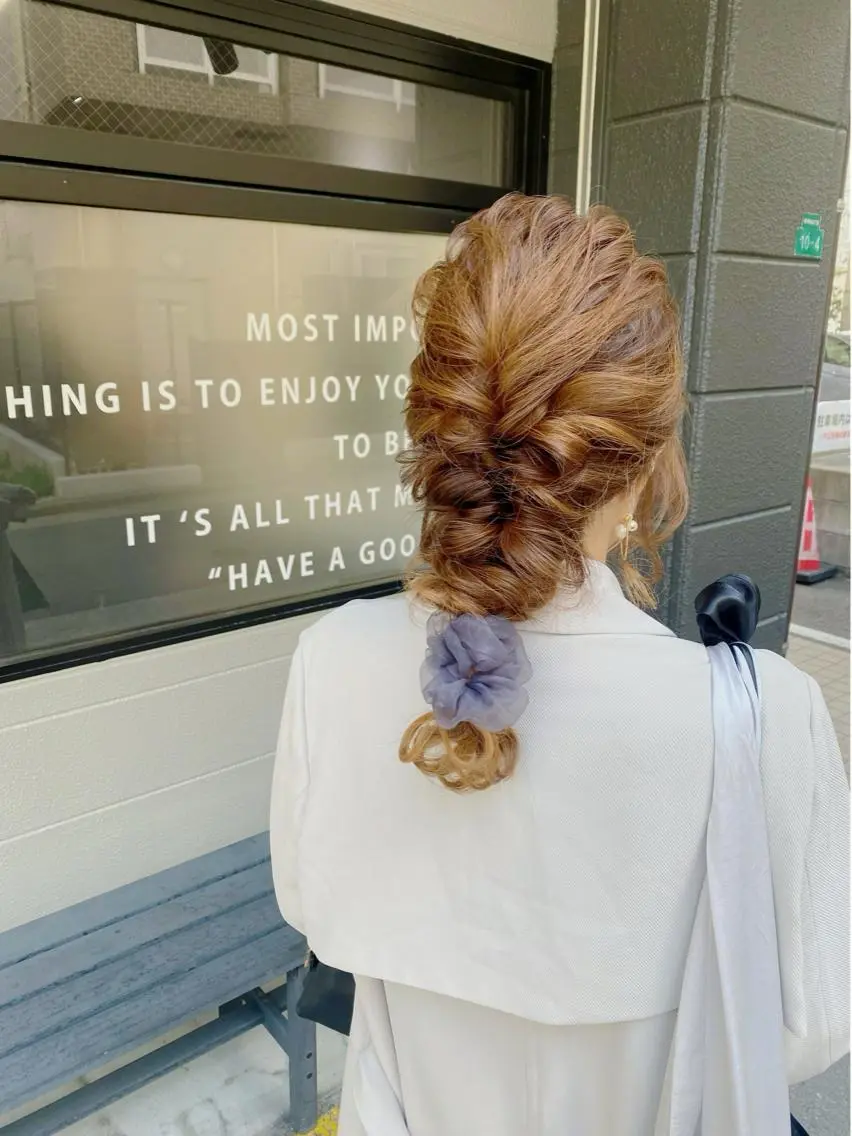 ヘアアレンジ ヘアセット 中富 🍪みなのヘアスタイル