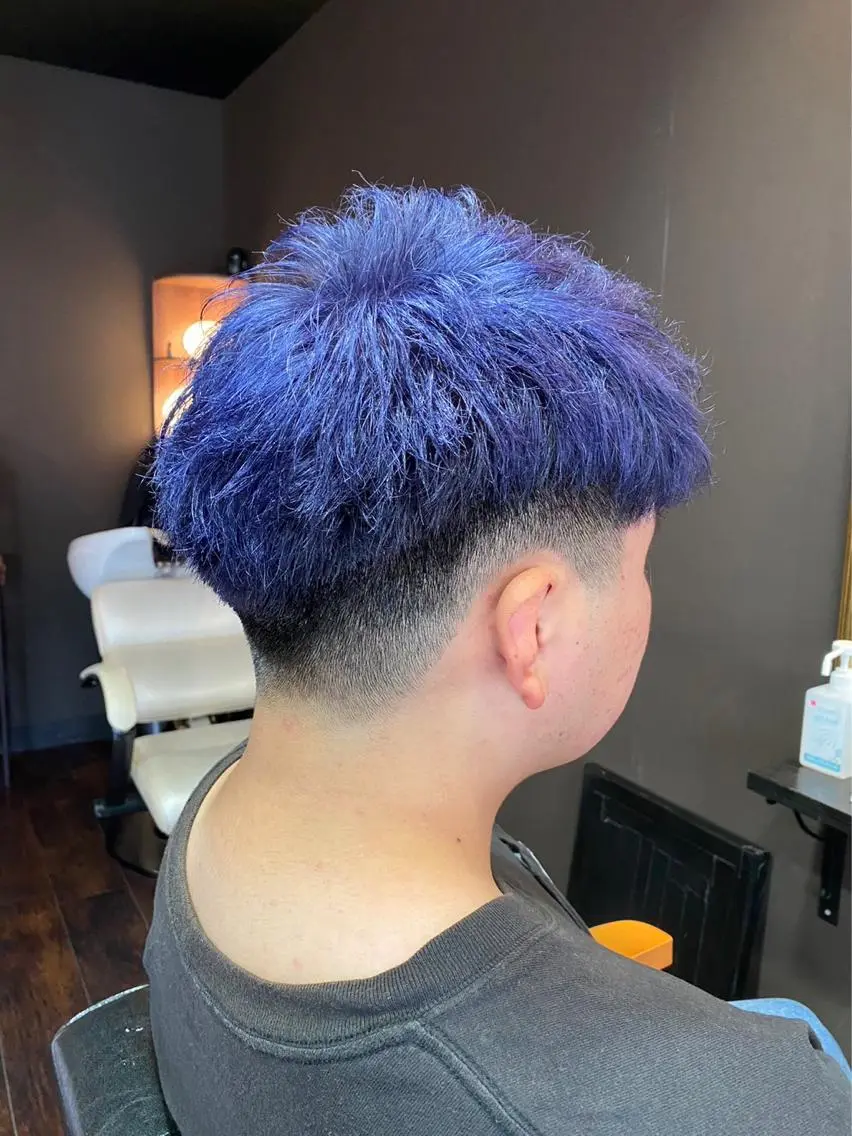 カラー メンズ 木下 龍斗のヘアスタイル