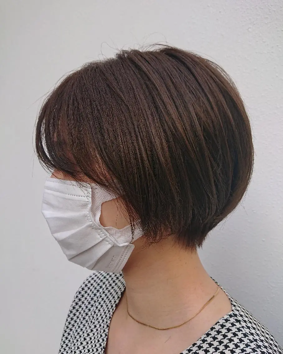 ショート カラー ベージュカラー ショートヘア 「sumi」 AMIのヘアスタイル