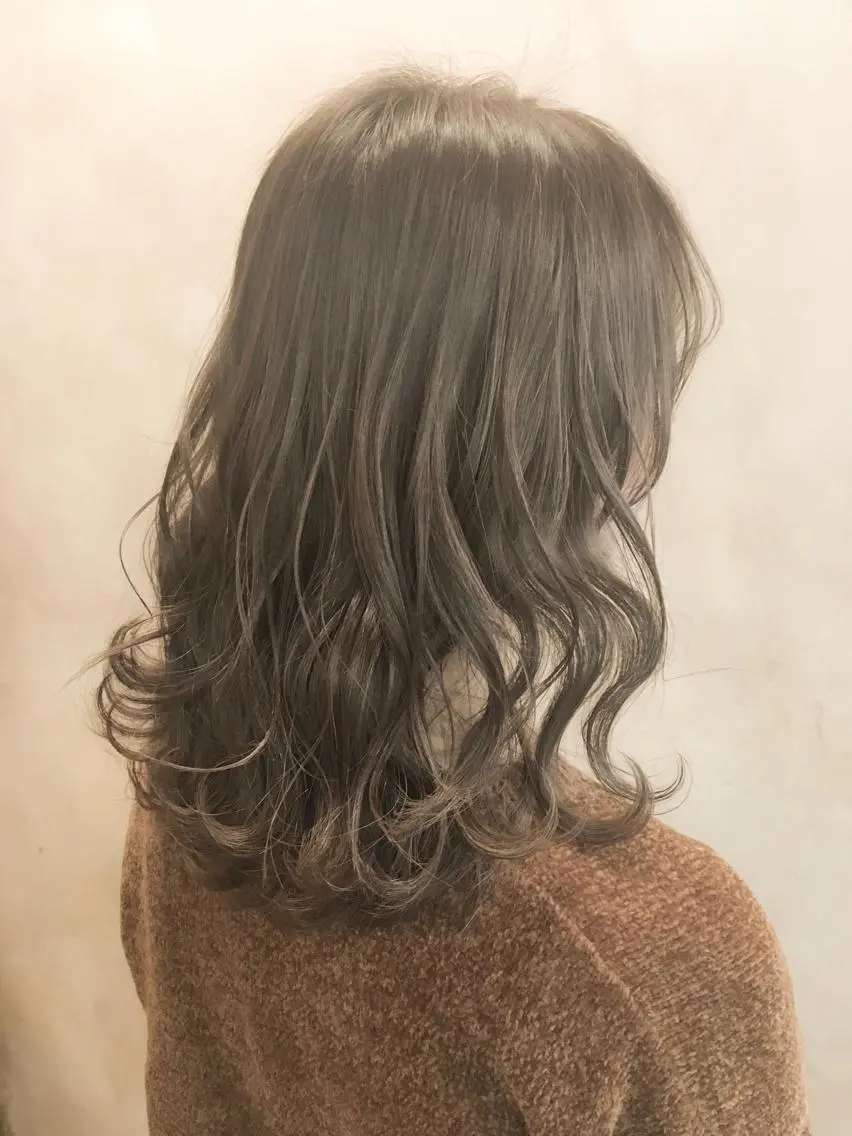 ミディアム カラー 中田 敏明のヘアスタイル