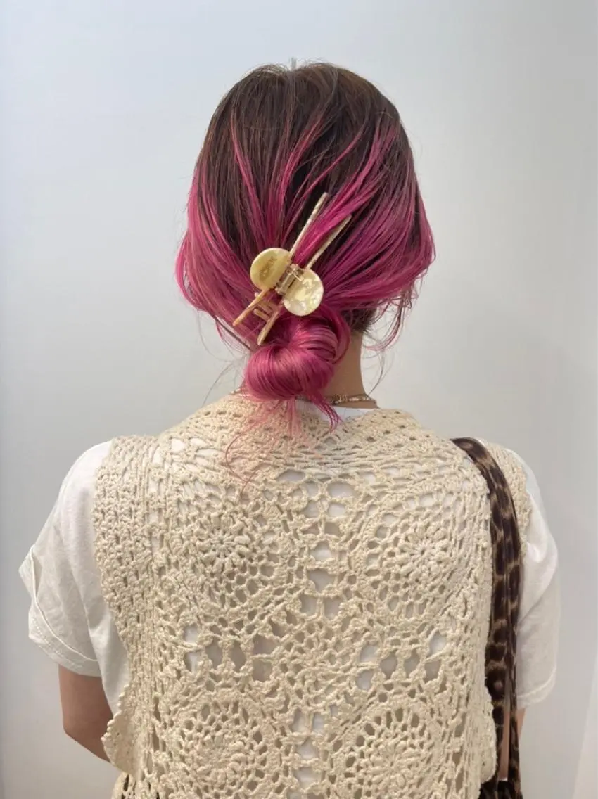 カラー デザインカラー 韓国ヘア💇🏼 kanonのヘアスタイル