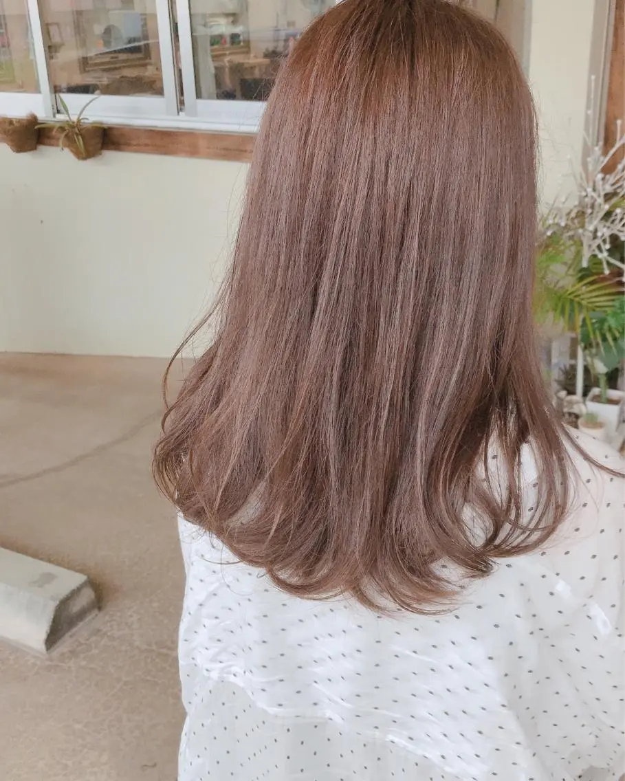 ミディアム カラー カット ヘアカラー grand juteのヘアスタイル