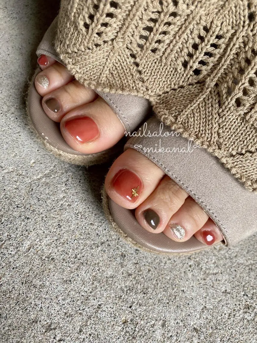 ネイル ハンドネイル フットネイル nailsalon ∞ ﾐｶﾅﾙ ∞のネイルデザイン