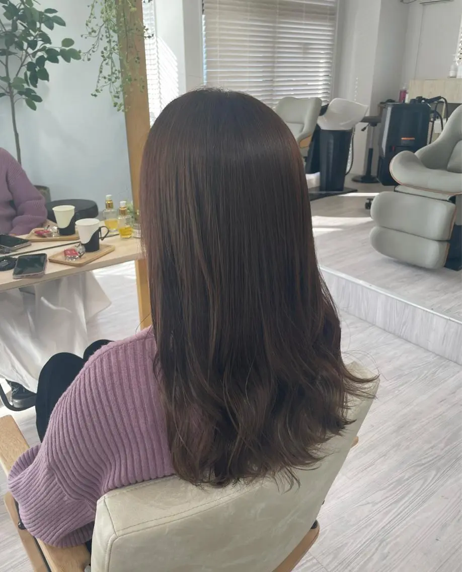 カラー ヘアカラー トリートメント ❤︎SAKURA 【Rico】❤︎のヘアスタイル