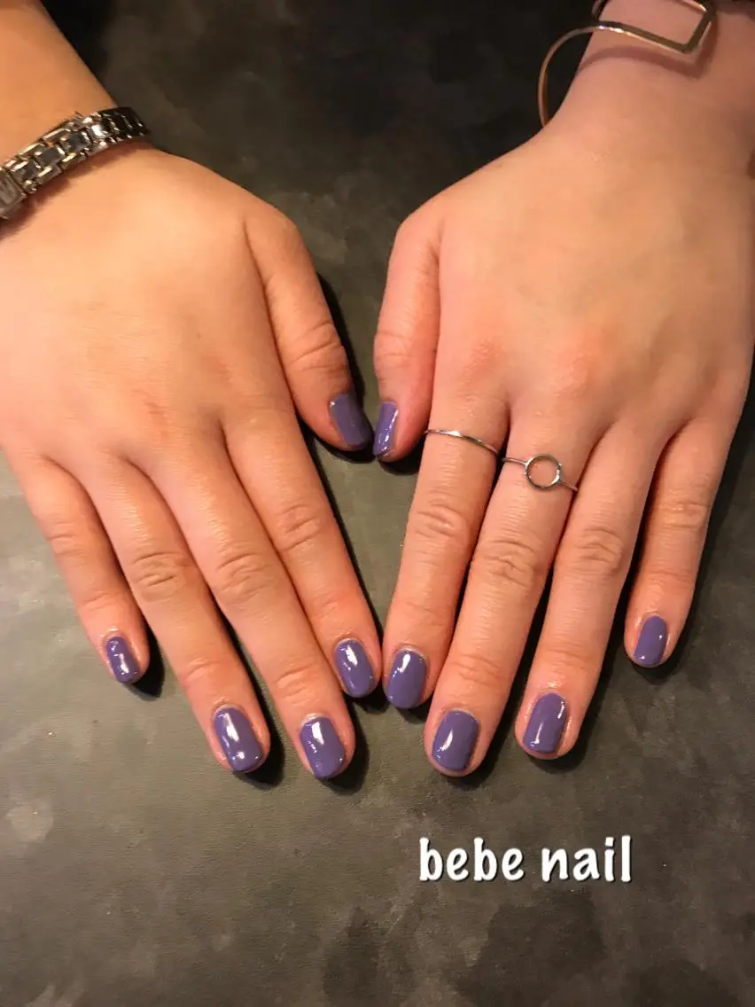 ネイル ジェルネイル ワンカラーネイル パラジェル ハンドネイル Ann nailのネイルデザイン