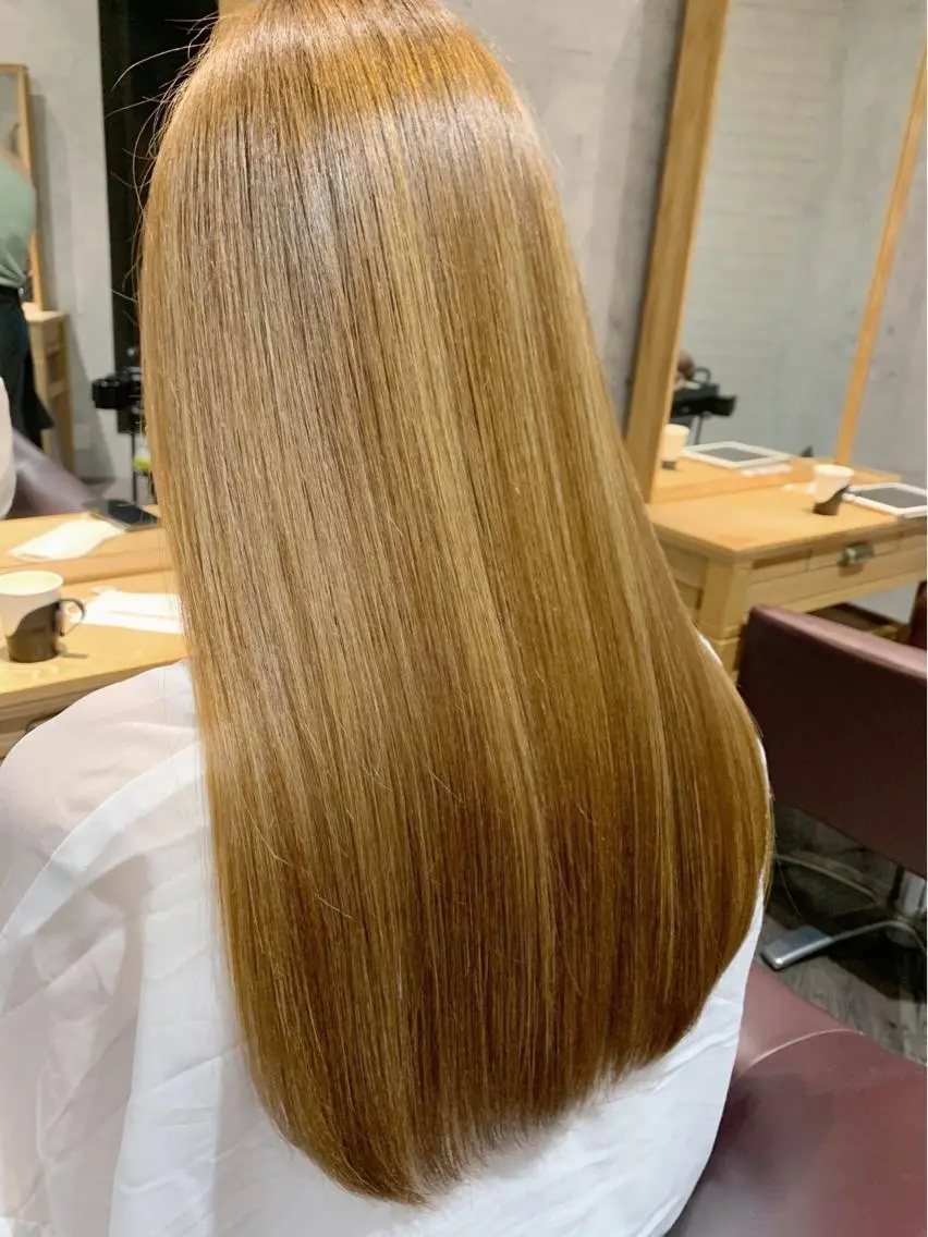 ロング 髪質改善 トリートメント エクステ KAZUMAのヘアスタイル