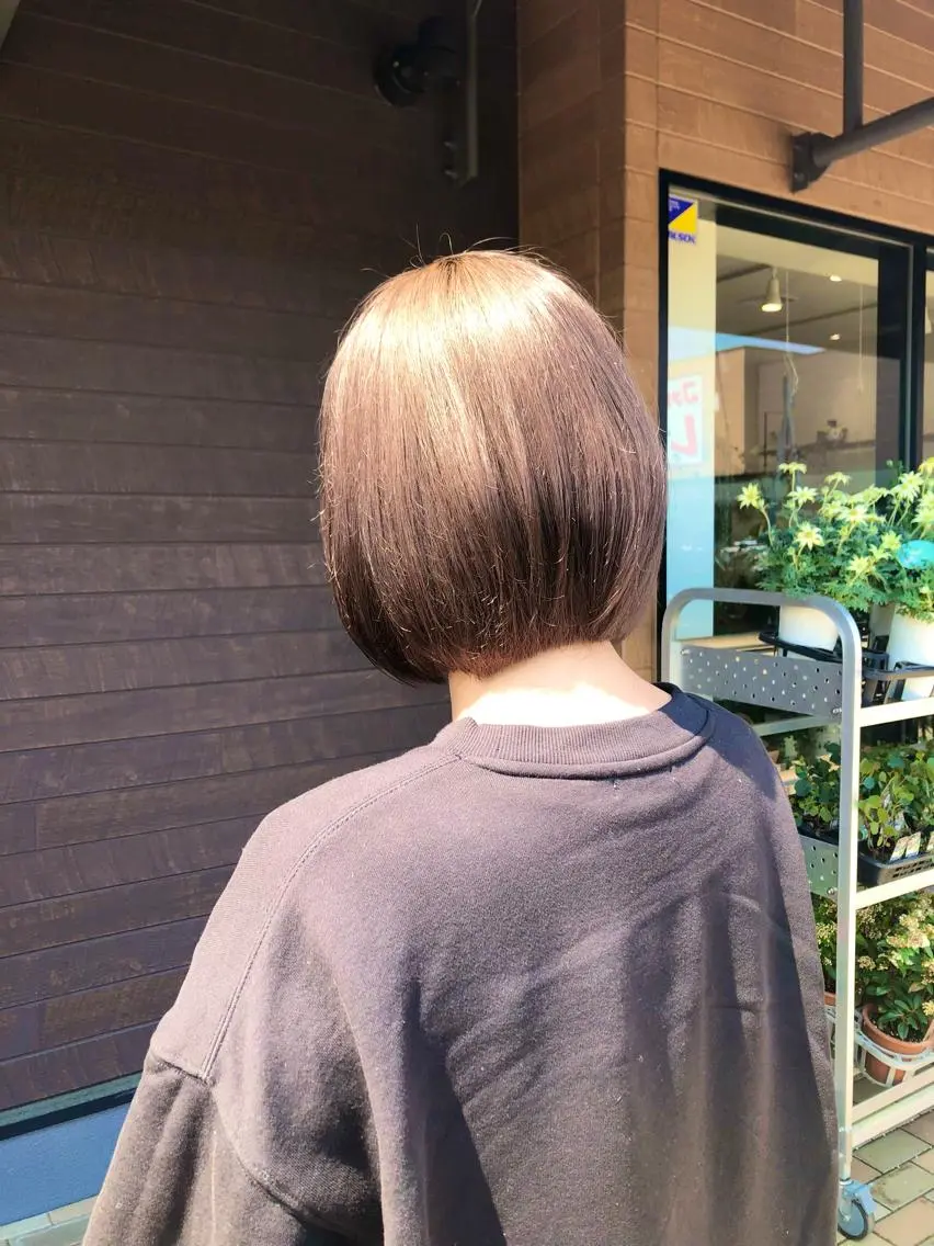 ショート カラー 太白区/白髪ぼかし ハイライト/千葉達人のヘアスタイル