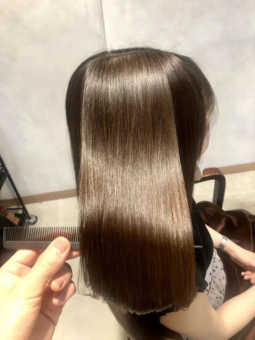 ロング ✨髪質改善縮毛矯正✨ よしはら　かずきのヘアスタイル