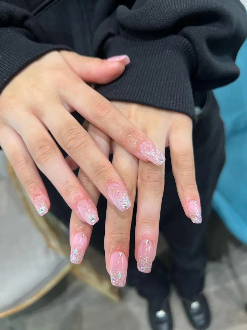 ネイル ハンドネイル なぽ ❤︎長さだし / 韓国nailのネイルデザイン