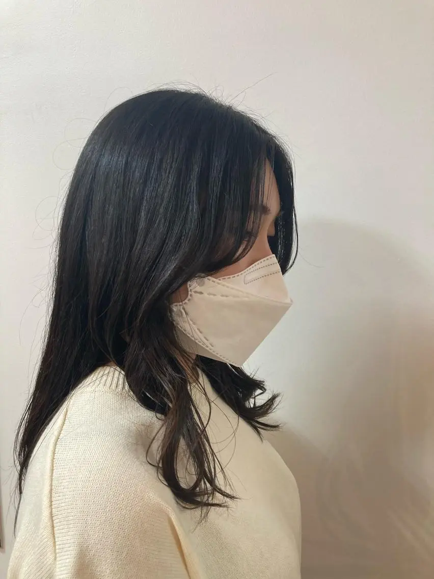 ロング 顔周りカット 阪口 依美奈のヘアスタイル