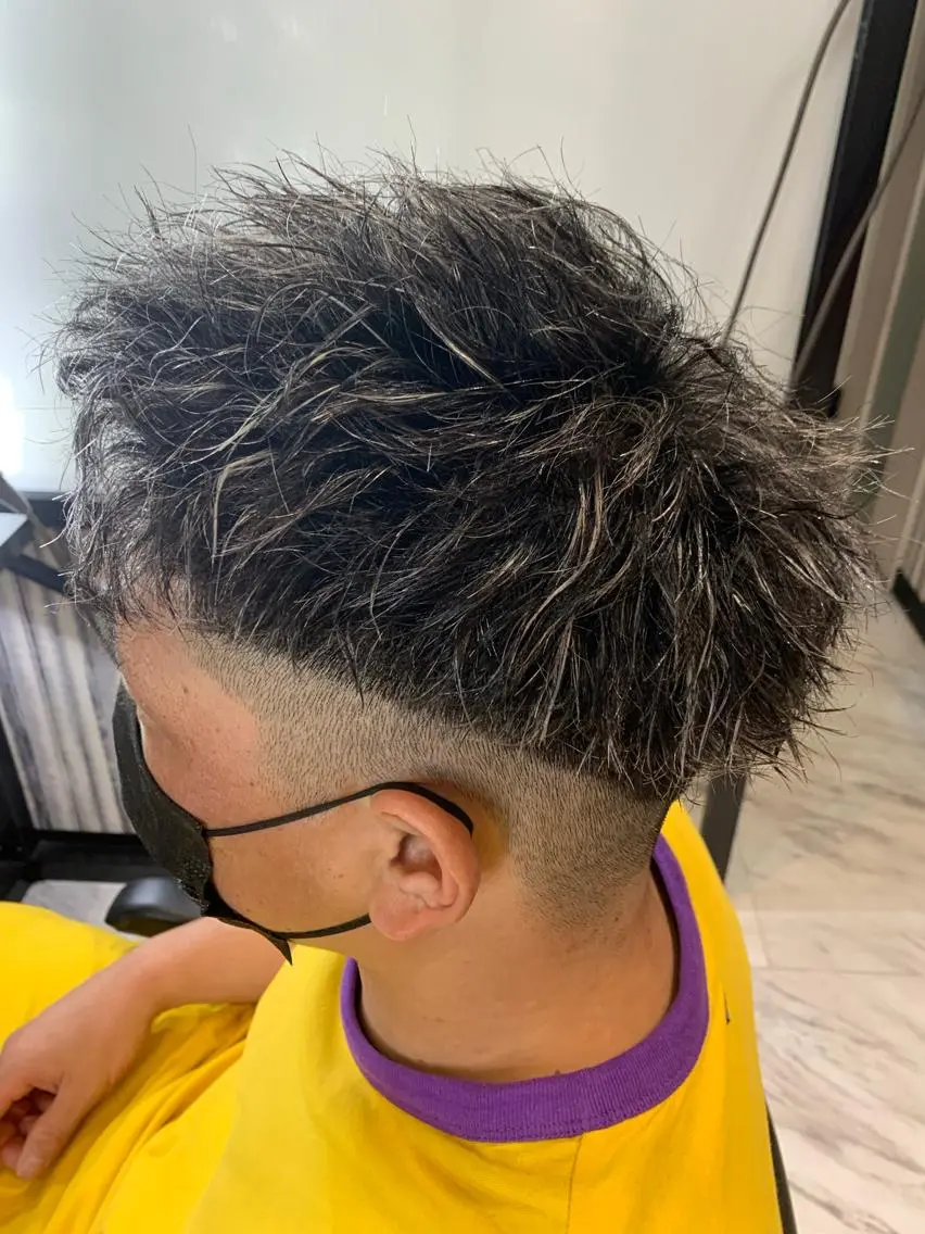 メンズ カット パーマ 【メッシュ×パーマ】 ❤️🔥Koukiのヘアスタイル