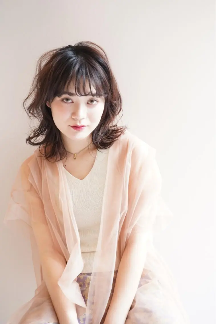 ミディアム カット 似合わせカット🌿 前川のヘアスタイル