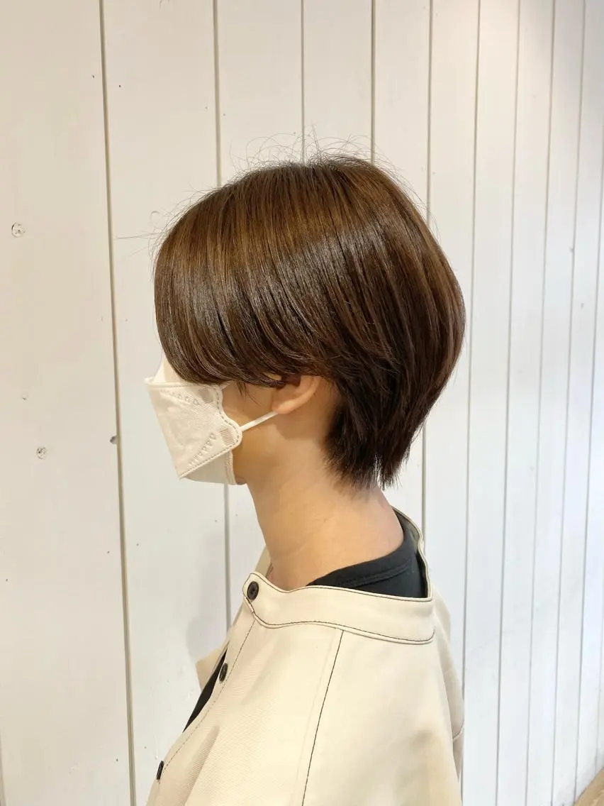 ショート ハンサムショート ショートヘア 🫧顔周りカット 🫧樫村優香のヘアスタイル