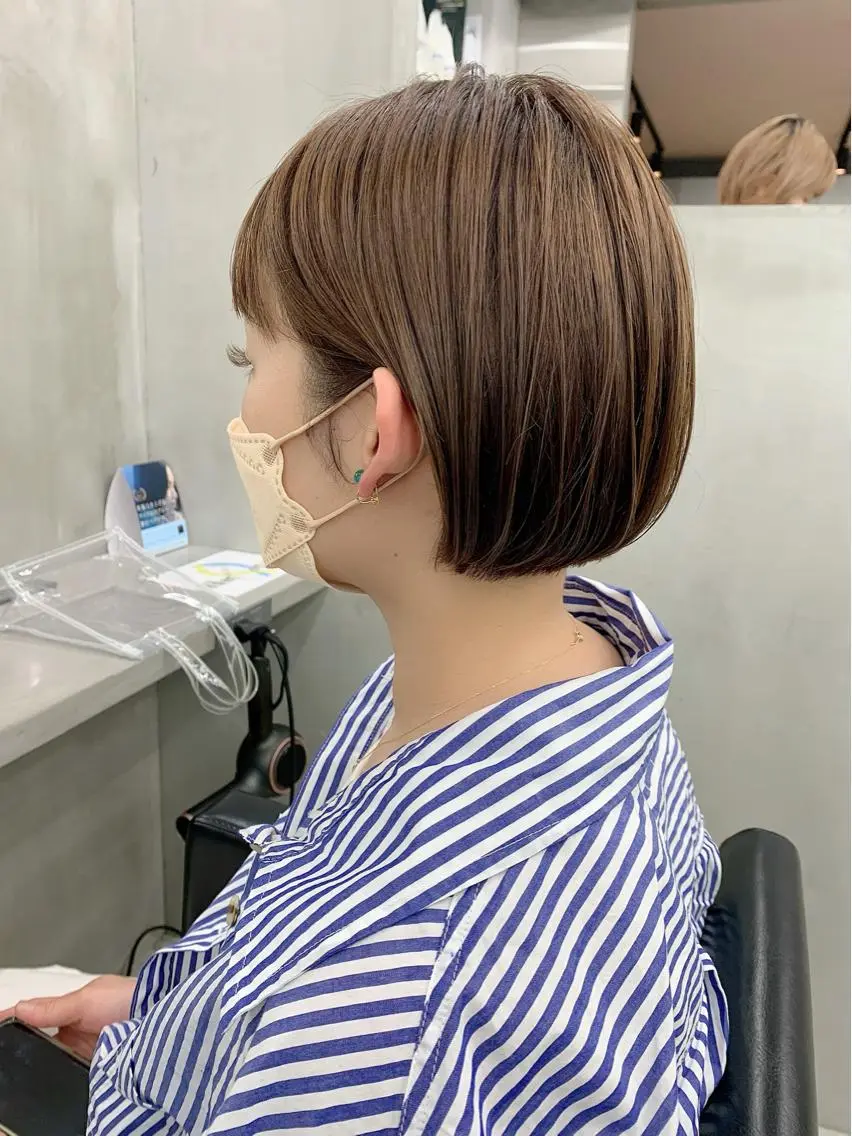 ショート カラー 華 /ショート/ボブのヘアスタイル