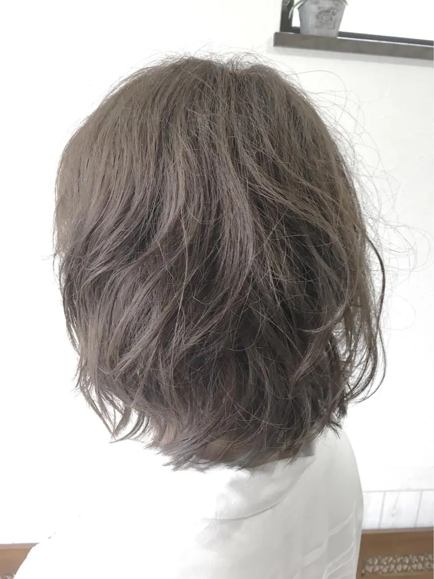 ショート カラー パーマ ボブ Rise Heart 中村 裕介のヘアスタイル