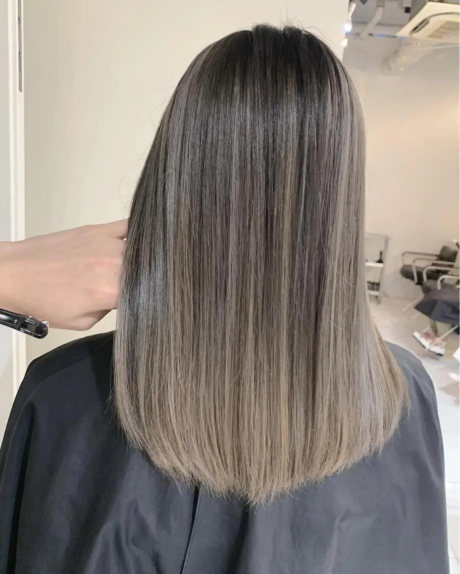 ミディアム カラー ヘアアレンジ 阿部 圭悟のヘアスタイル