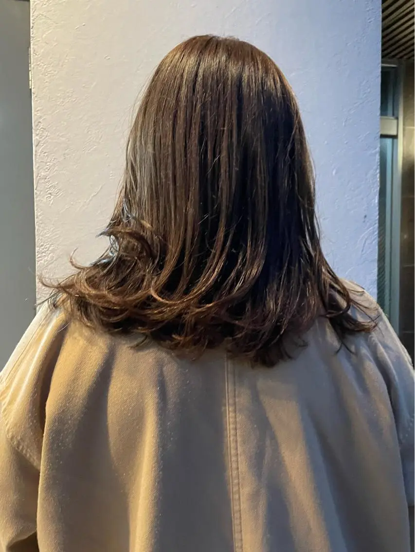 セミロング カラー ヘアカラー KYOKA .のヘアスタイル
