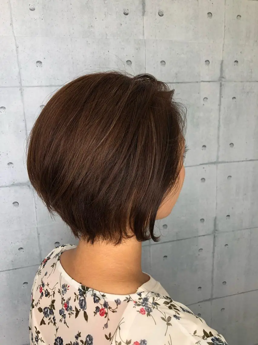 ショート カラー カット ヘアカラー 金沢 広美のヘアスタイル