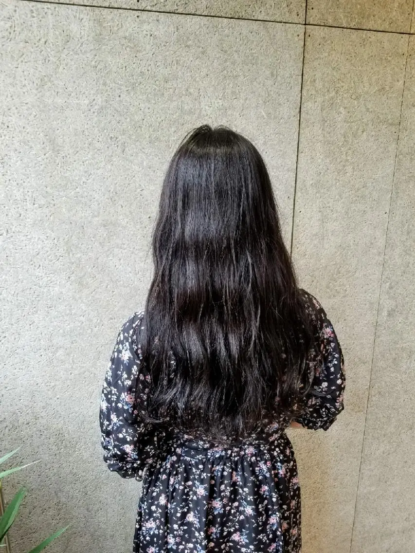 ロング カラー グレージュ ラベンダーカラー ラベンダーグレージュ ラベンダーグレー 🌿赤み消し/ 艶カラー落合 優🌿のヘアスタイル