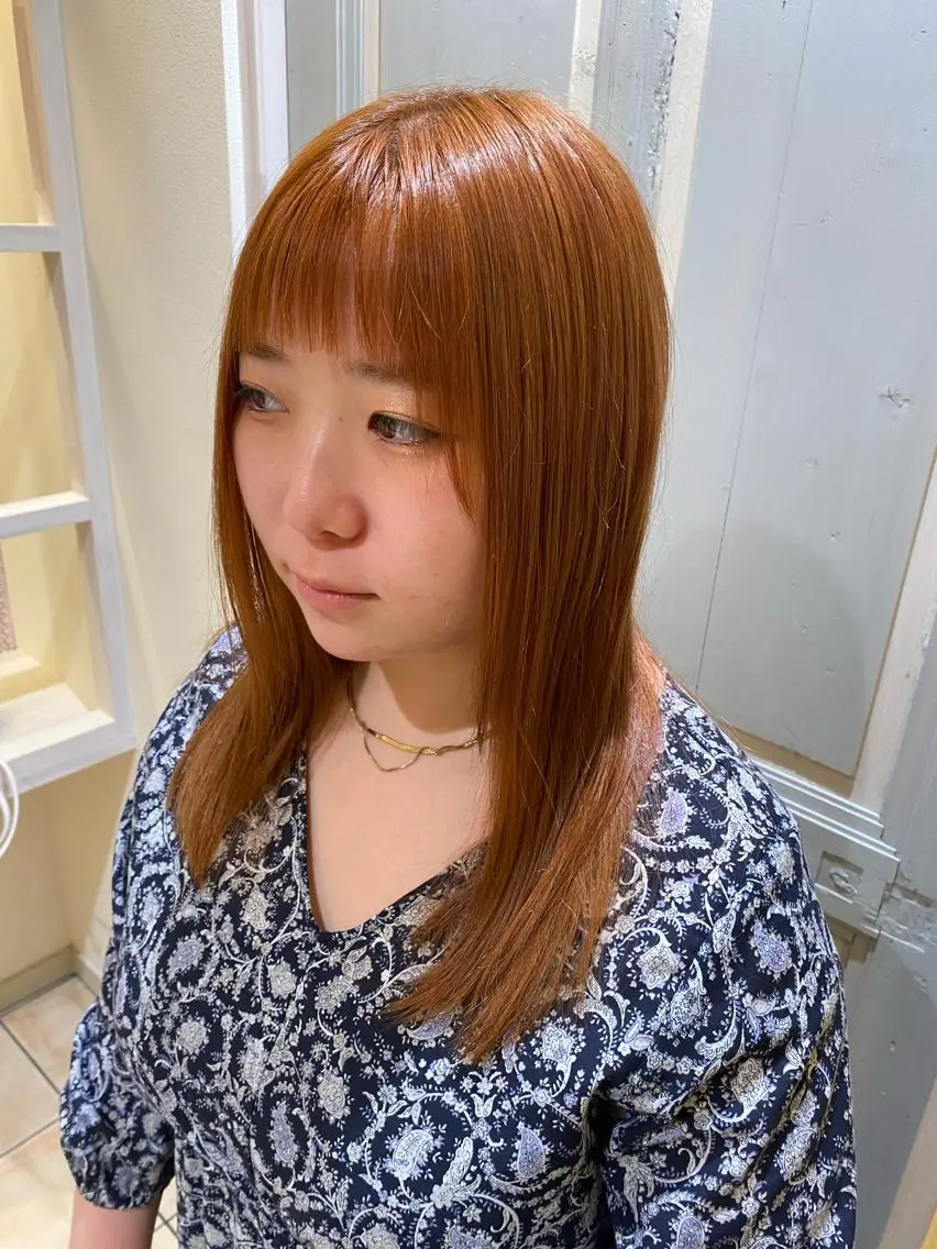 セミロング カット ヘアカラー トリートメント さこだ　しょうた 【副店長】のヘアスタイル