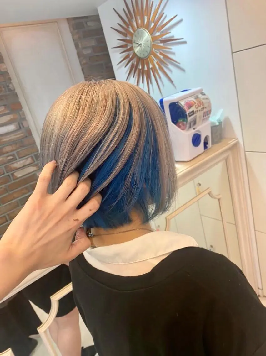 ショート カラー デザインカラー🎨 下北沢 / 磯部のヘアスタイル
