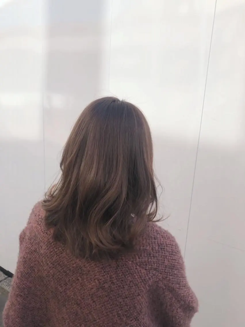 ミディアム カラー アッシュ ラベンダーカラー ラベンダーアッシュ レイヤーカット カット ヘアカラー トリートメント Joshua /パーソナル髪質改善のヘアスタイル