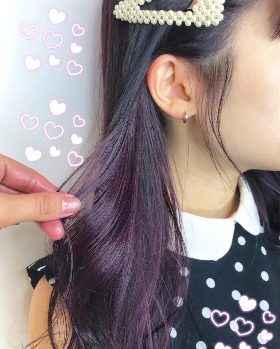 ミディアム カラー レッドカラー 新宿駅近♡個室 ♡関口三都季🌜のヘアスタイル