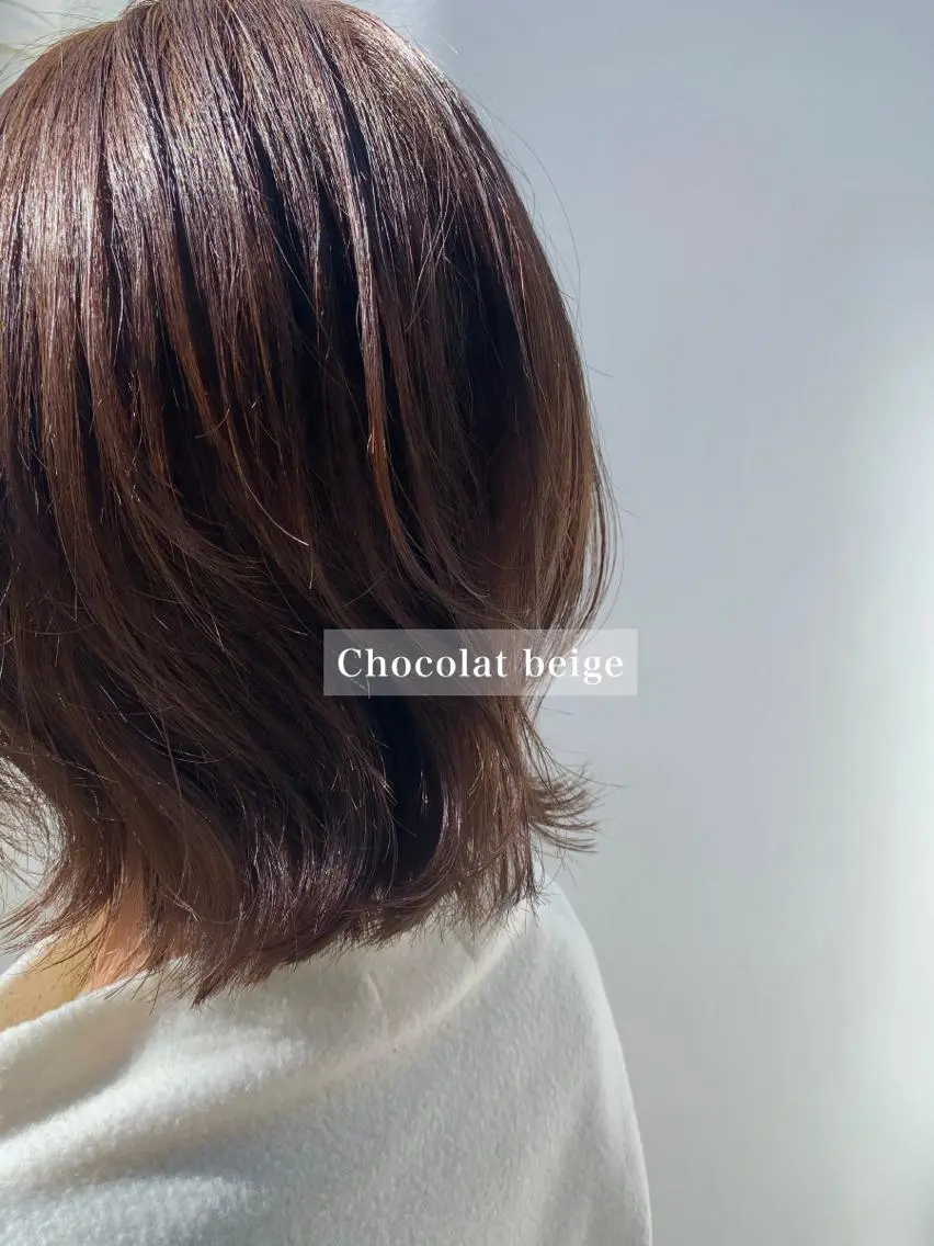 ミディアム カット ヘアカラー トリートメント 山本 晶大のヘアスタイル