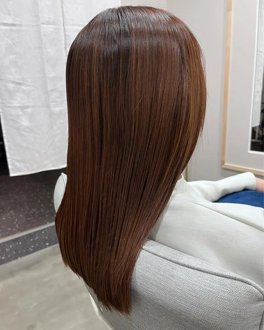 ロング カラー liL hair サトウリョウタのヘアスタイル