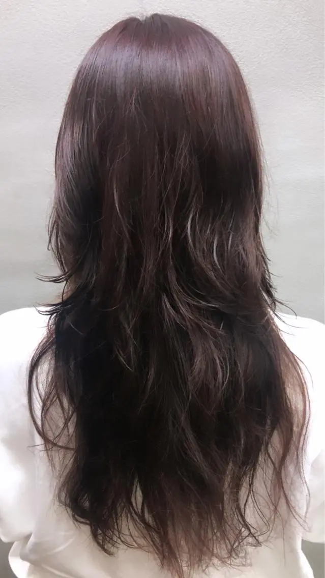 ロング カラー haruka 遥歌のヘアスタイル