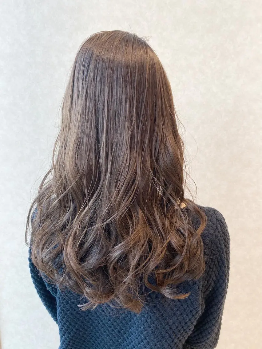 ロング カラー カット ヘアカラー トリートメント 内藤 裕真  k-twoのヘアスタイル