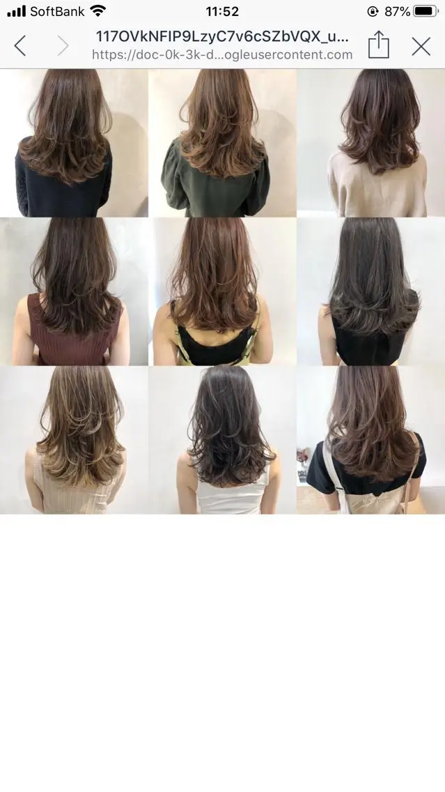 セミロング 似合わせカット✂️ 稲垣亮平のヘアスタイル