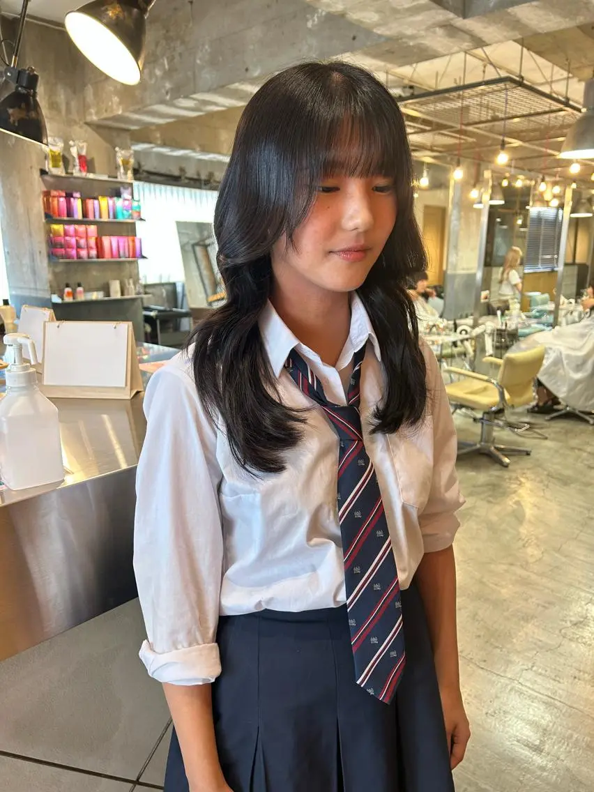 ロング カラー レイヤーカット カット ヘアカラー 海外レイヤー /NAGISAのヘアスタイル