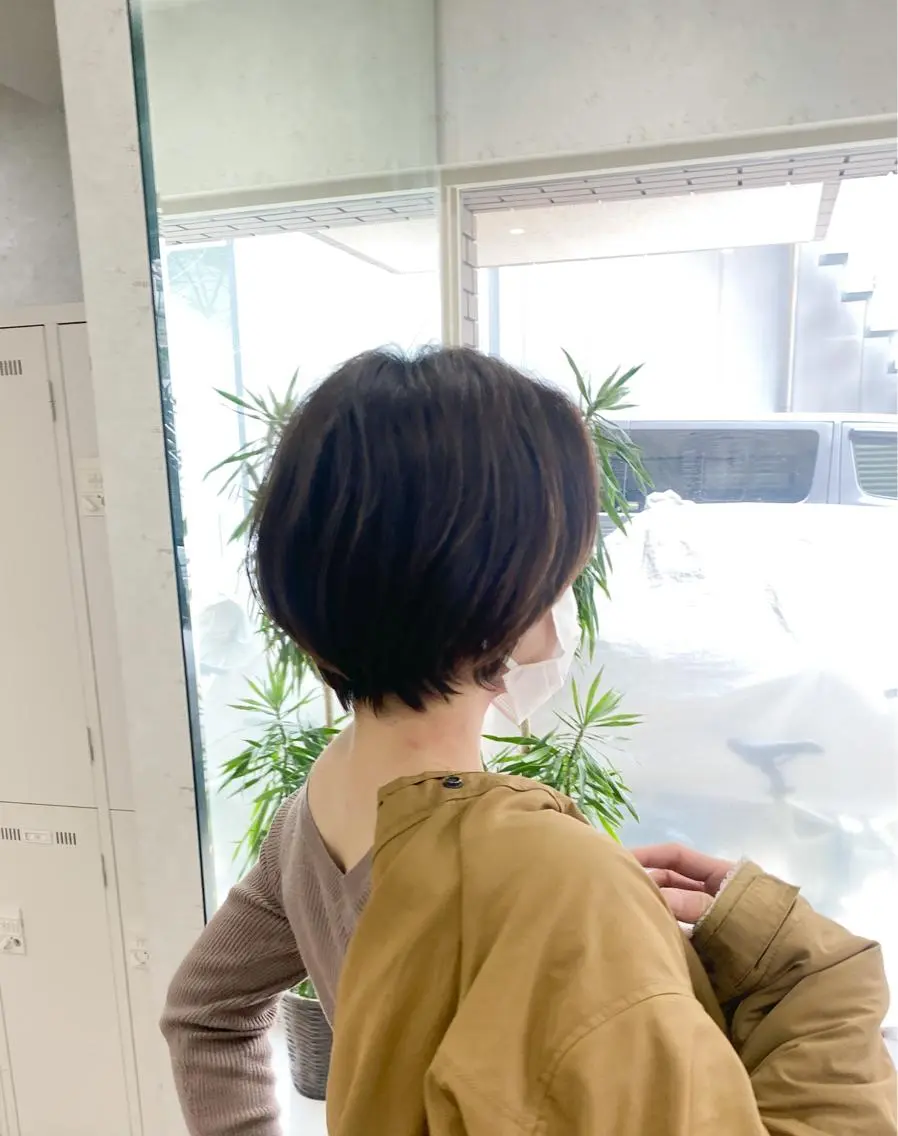 ショート カット トリートメント 🫧似合わせショート イシダ🫧のヘアスタイル