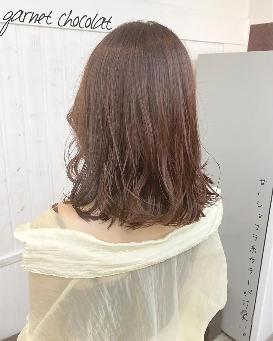 ミディアム ☀️透明感color KURO☀️のヘアスタイル