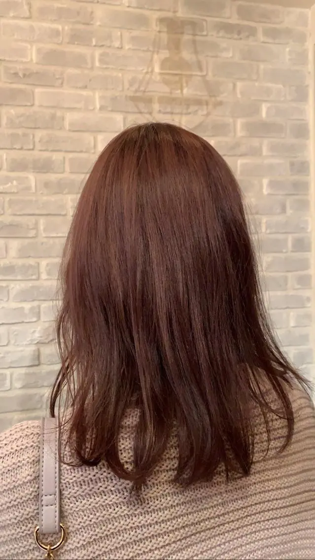 ミディアム カラー 若林 良のヘアスタイル