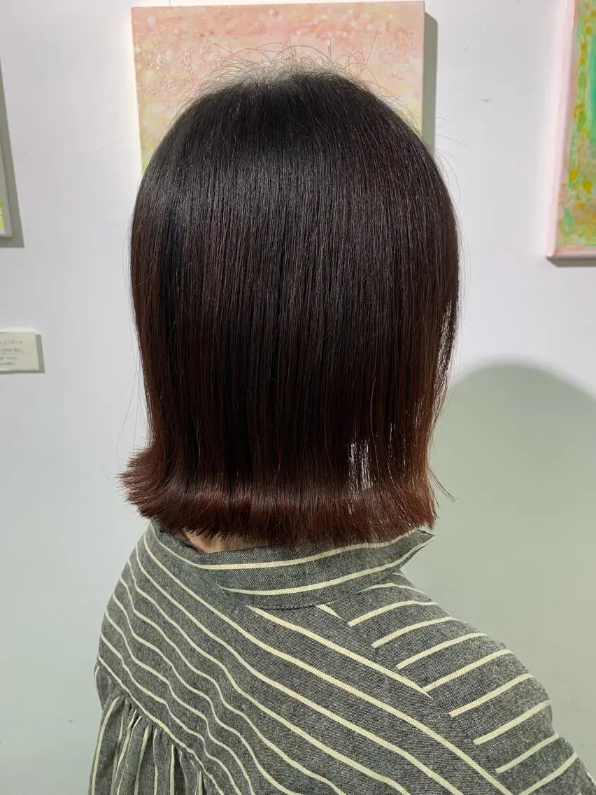 ミディアム ボブ 🐝岡本 柚葉🐝のヘアスタイル