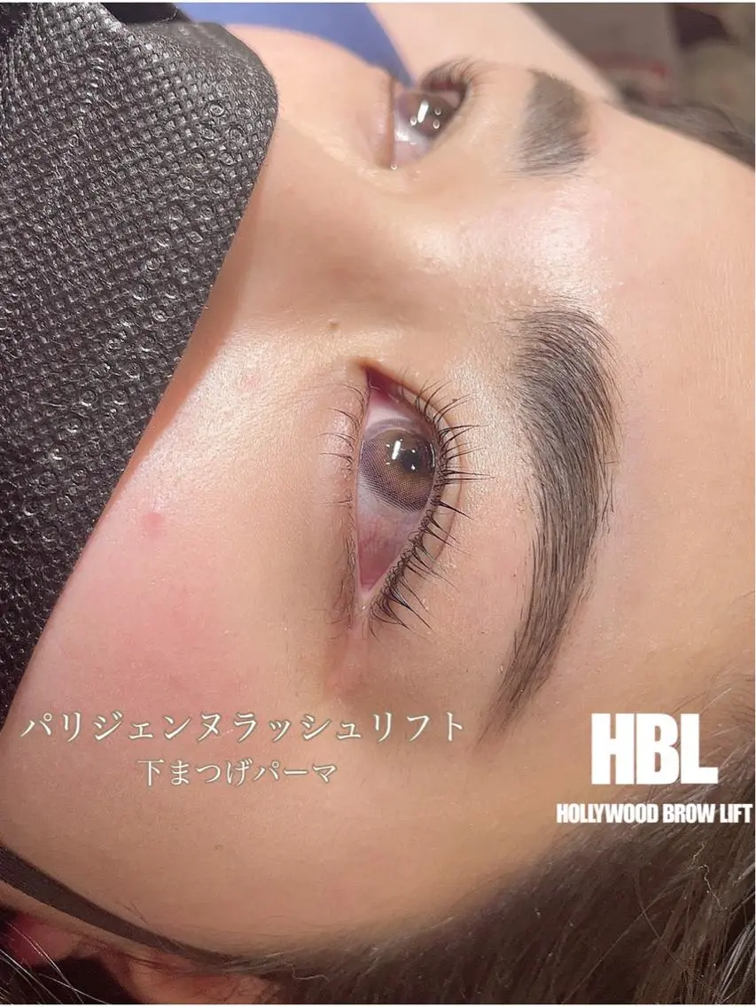 マツエク・マツパ アイブロウ ハリウッドブロウリフト パリジェンヌラッシュリフト まつげパーマ 下まつげエクステ FAXIA Mihoのマツエク・マツパデザイン