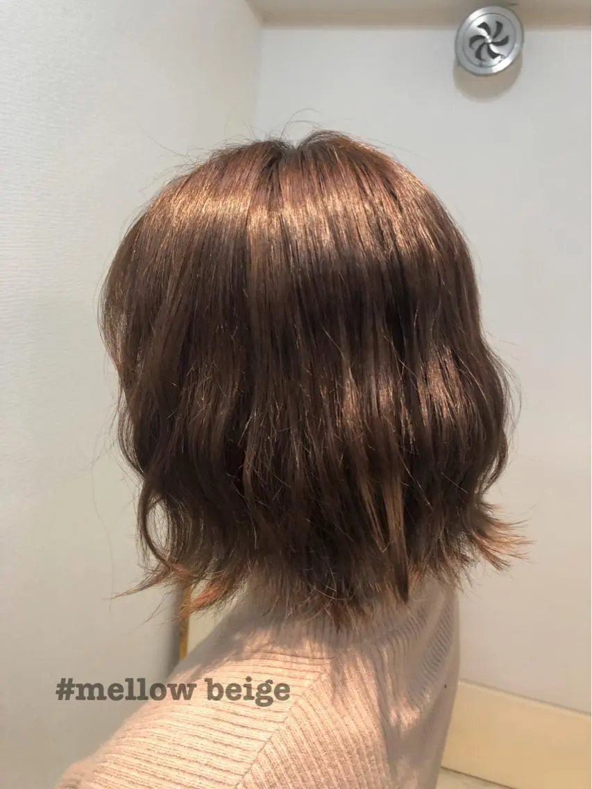 ショート カラー ベージュカラー ブリーチ ブリーチなしカラー 🤍中野 レオ🤍のヘアスタイル