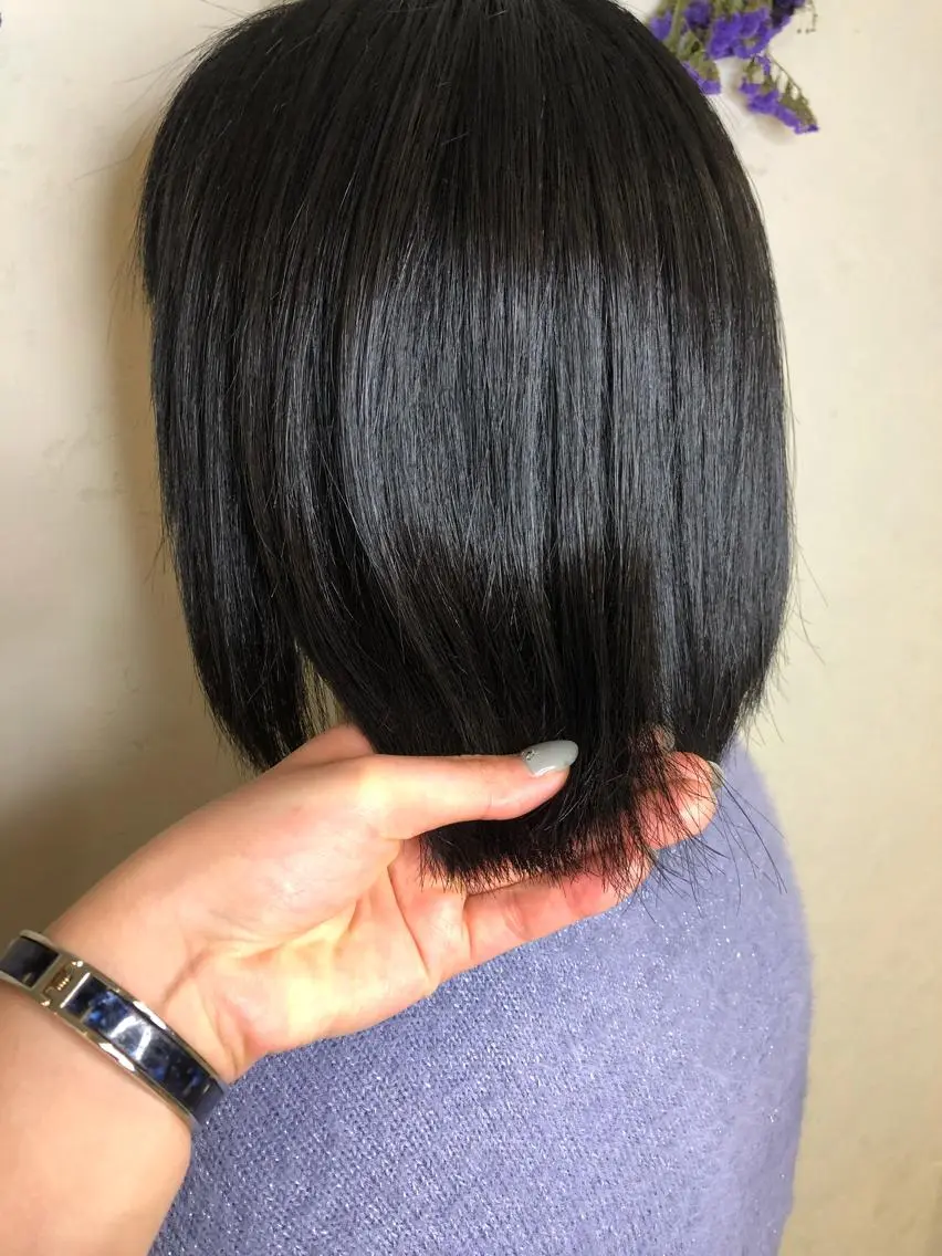 ショート 縮毛矯正 カット 縮毛矯正 髪質改善/縮毛矯正 /青山 早希🐾のヘアスタイル