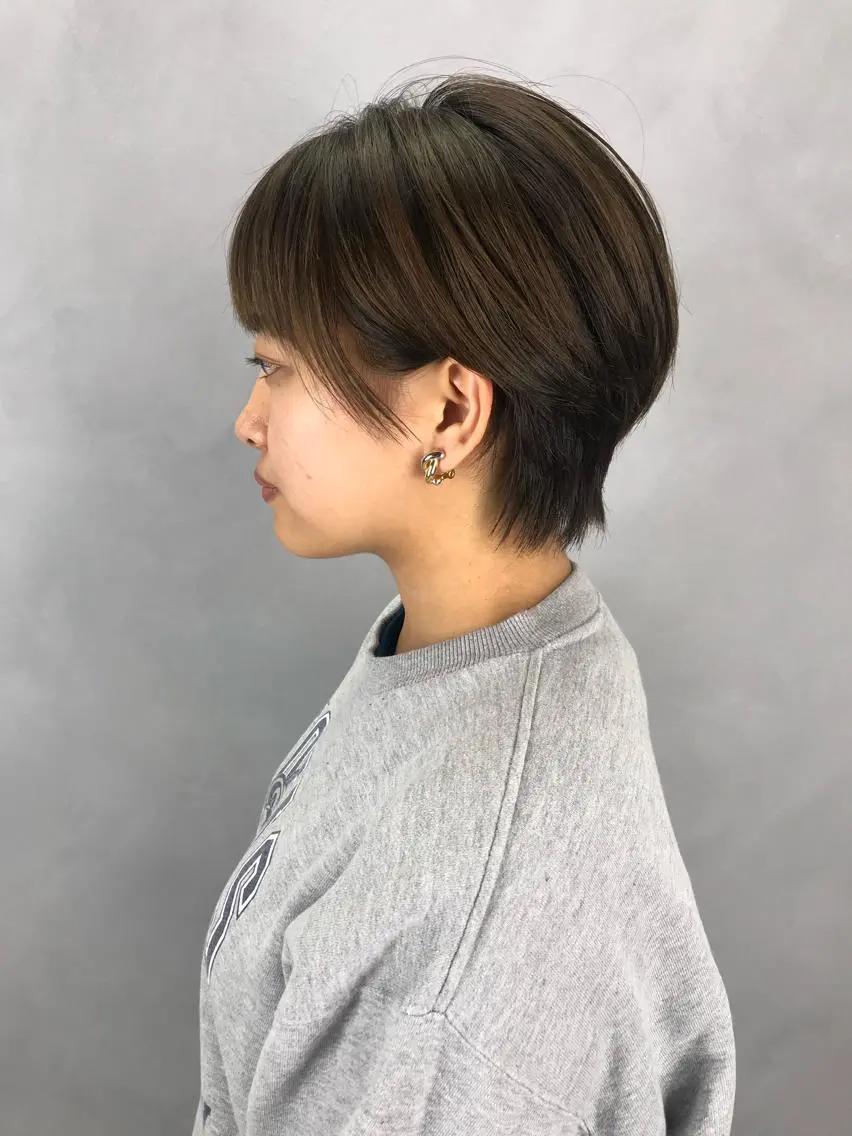 ショート ショートヘア 💫カットはなんでも 得意です✂️のヘアスタイル